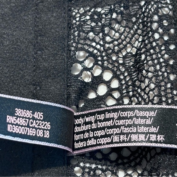 VICTORIA’S SECRET Sz 32C Bra Bustier Faux Leather Adjustable Back And Straps - Picture 11 of 11